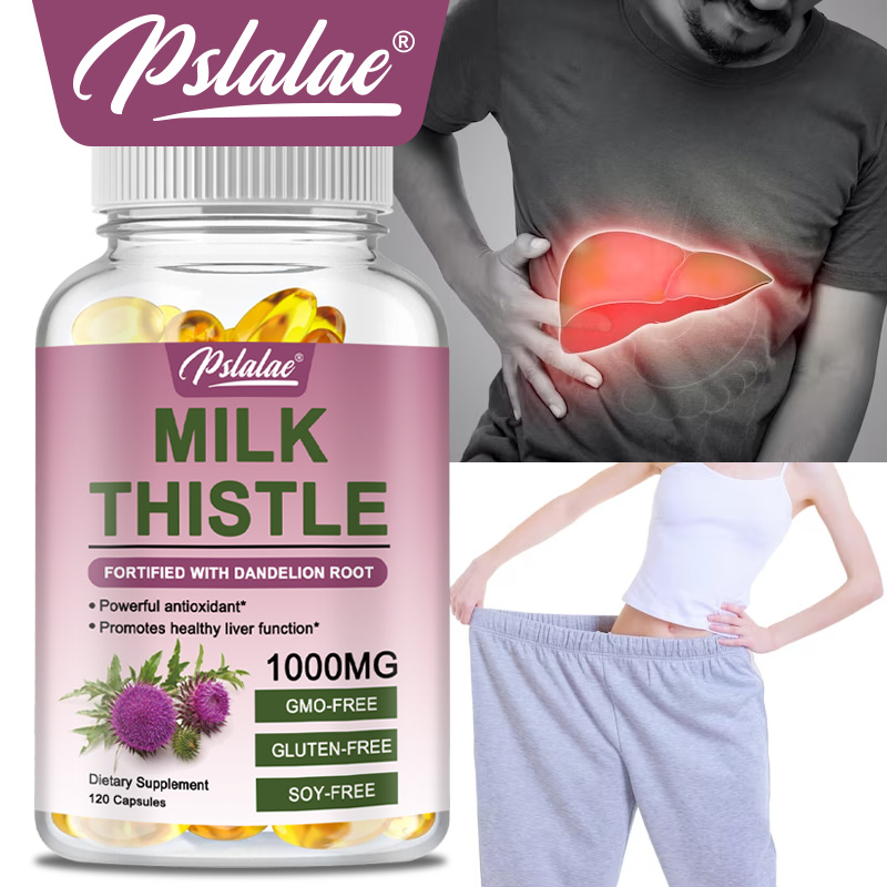 Milk Thistle Silymarin - 천연 밀크씨슬 보충제 - 풍부한 실리마린