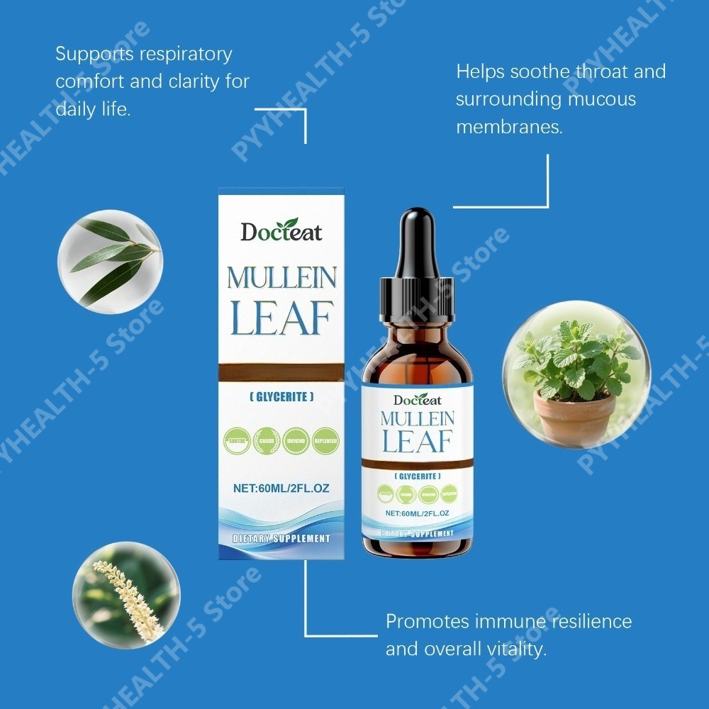 닥트티트 멀레인 잎 팅크처 드롭스 글리세라이트 허브 추 - Herbal Wellness Tincture 리뷰 및 가격