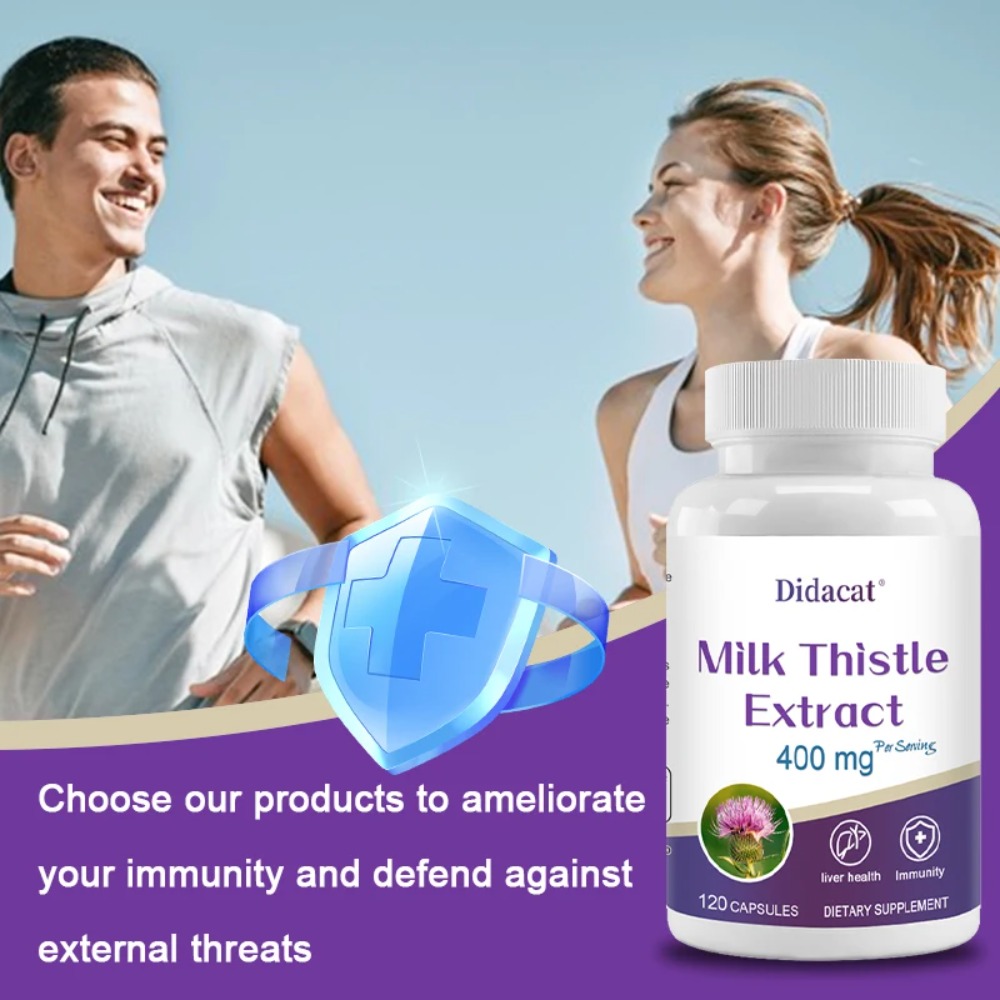 밀크씨슬 씨앗 400mg, 80% 실리마린, 간 지원  - Milk Thistle Silymarin 리뷰 및 가격