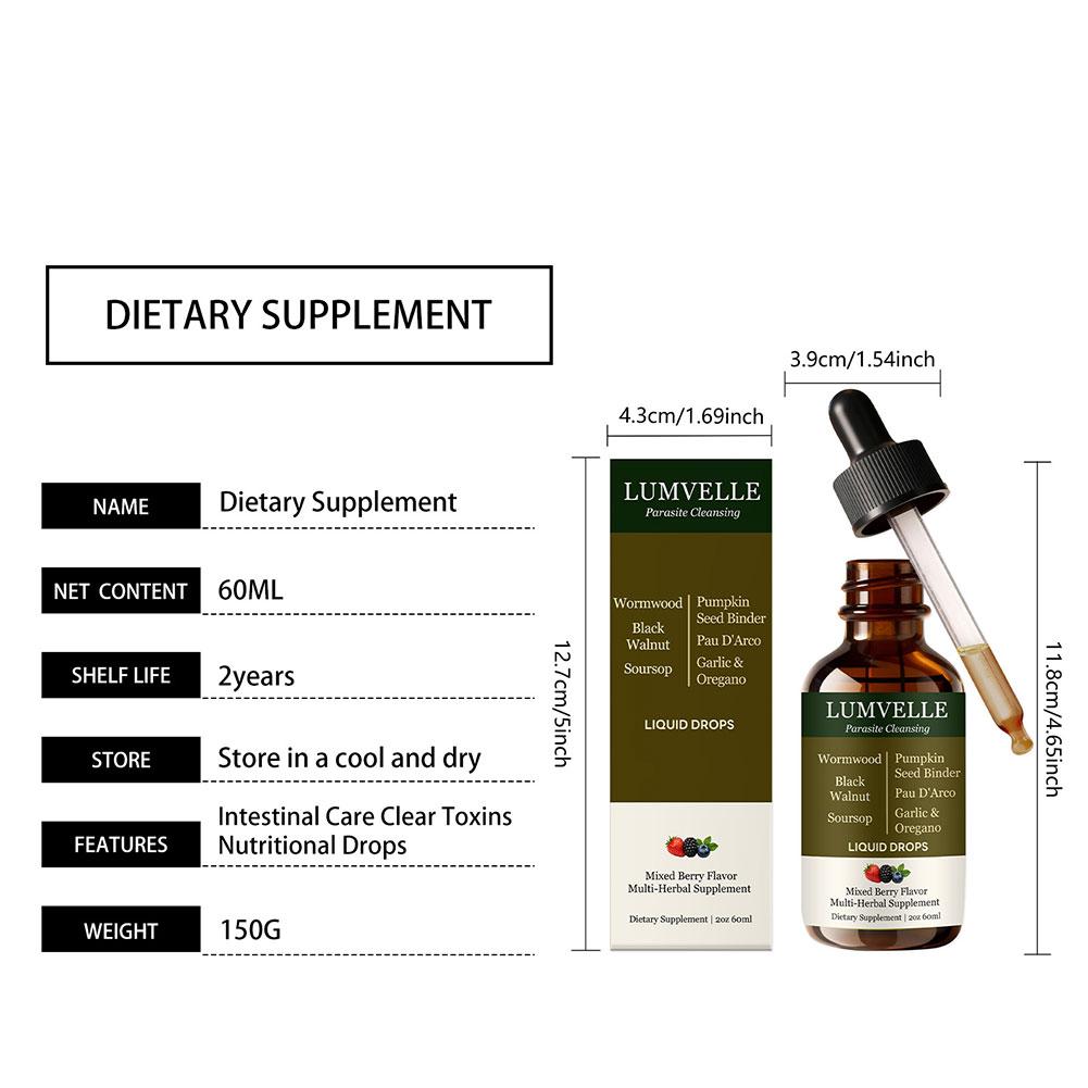 60ml 야생 쑥 액상 드롭스 무알코올 장 클렌징 팅투 - Herbal Wellness Tincture 리뷰 및 가격
