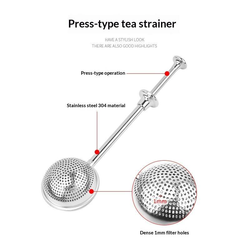 긴 손잡이가 있는 스테인리스 스틸 차망, 미세한 메쉬, - Nettle Leaf Tea 리뷰 및 가격